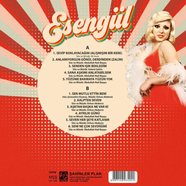 Esengül - Esengül Plak (Renkli Plak) Türkçe Arabesk Plak | Schallplatte