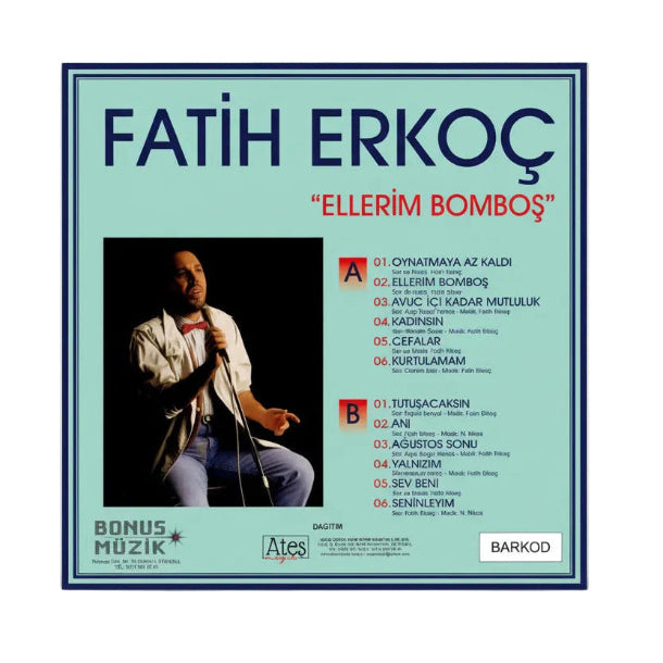 FATIH ERKOC - Ellerim Bombos - Record - Vinyl - Plak