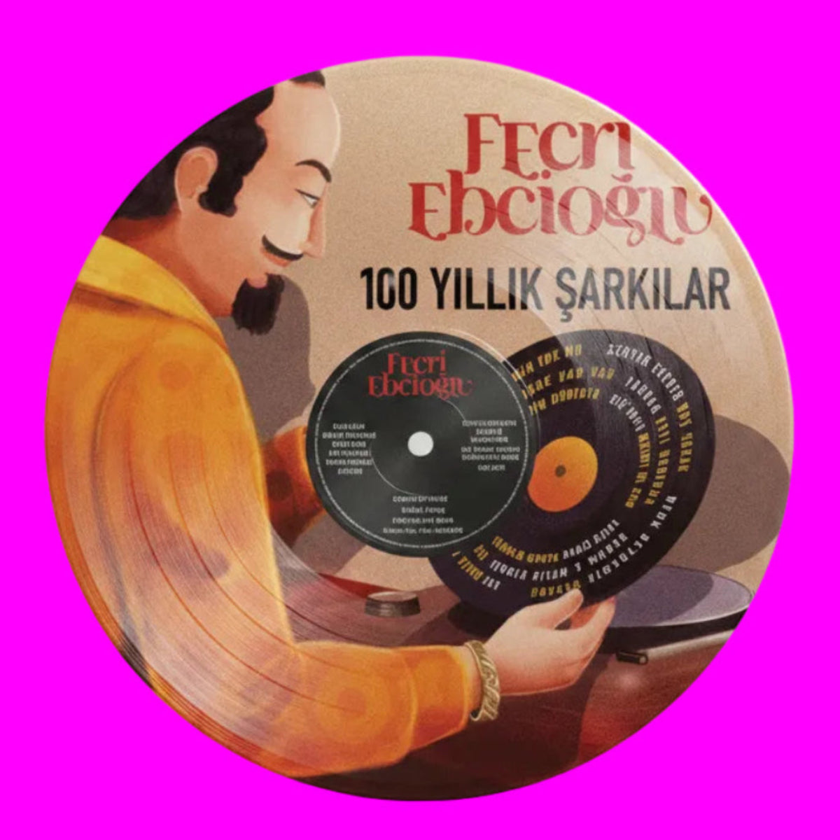Fecri Ebcioğlu 100 Yıllık Şarkılar - Çeşitli Sanatçılar (Plak)Türk pop müziği | aranjman | Plak | Schallplatte | LP