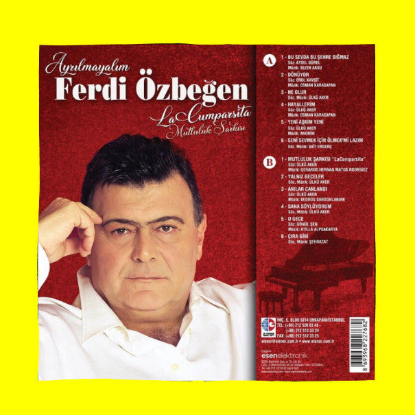 Ferdi Özbeğen / Ayrılmayalım (Kırmızı Plak) Ferdi Özbeğen Ayrılmayalım Plak (Kırmızı Plak)Renkli LP