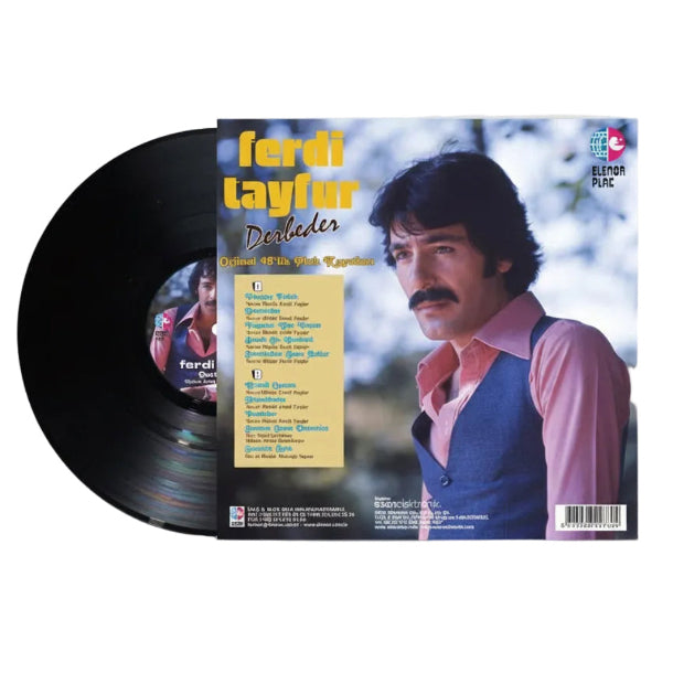 Ferdi Tayfur - Derbeder / Orjinal 45'lik Plak Kayıtları (Plak) Ferdi Tayfur | Derbeder | Plak | Schallplatte | LP