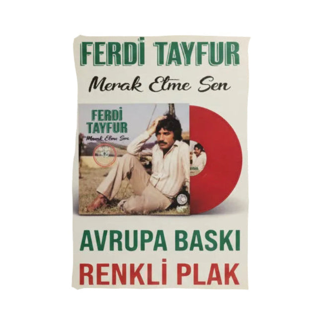 Ferdi Tayfur - Merak Etme Sen (Renkli Plak) Ferdi Tayfur Merak Etme Sen Plak (Renkli Plak) Schallplatte