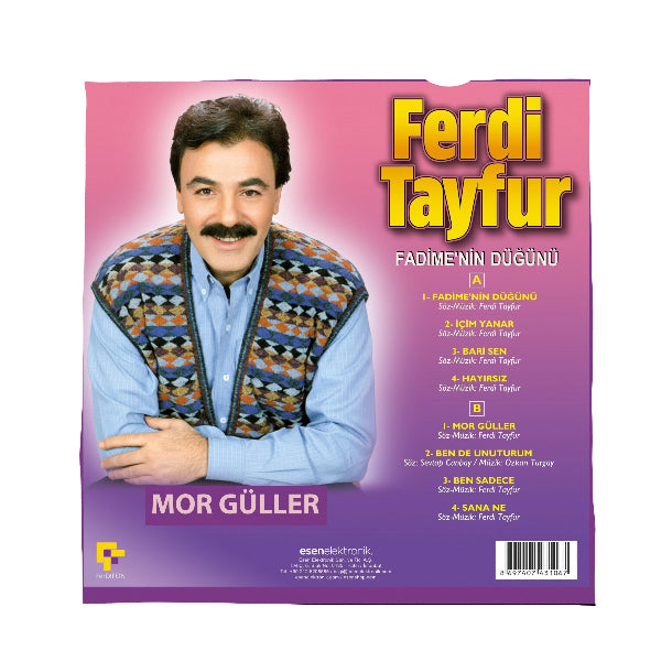 Ferdi Tayfur - Mor Güller / Fadime'nin Düğünü (Plak) Ferdi Tayfur |Mor Güller Plak | Fadime'nin Düğünü | Plak