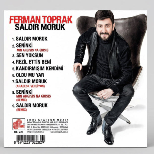 Ferman Toprak - Saldır Moruk ( CD ) Arabesk | Fantezi | Müzik | CD