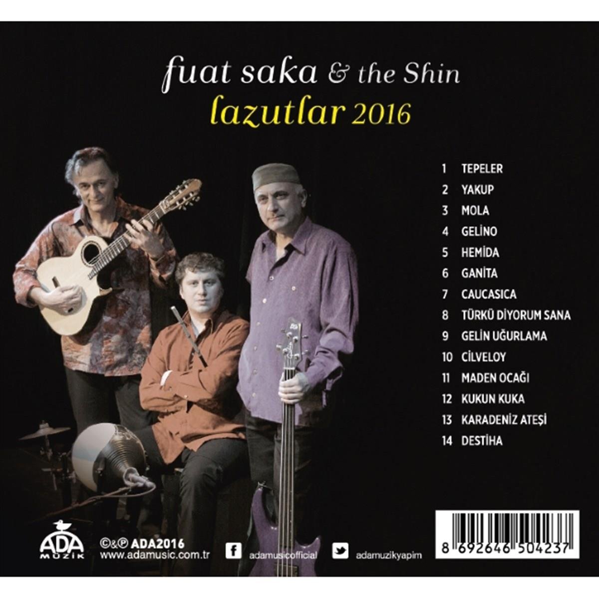 Ada Müzik/Fuat Saka-Lazutlar2016 CD