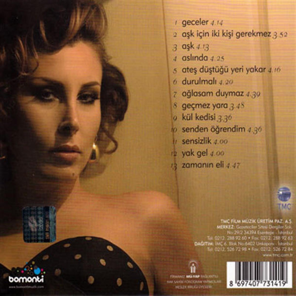 Funda Arar - Zamanın Eli | CD | Funda Arar CD | Türkçe | pop | Rock | CD