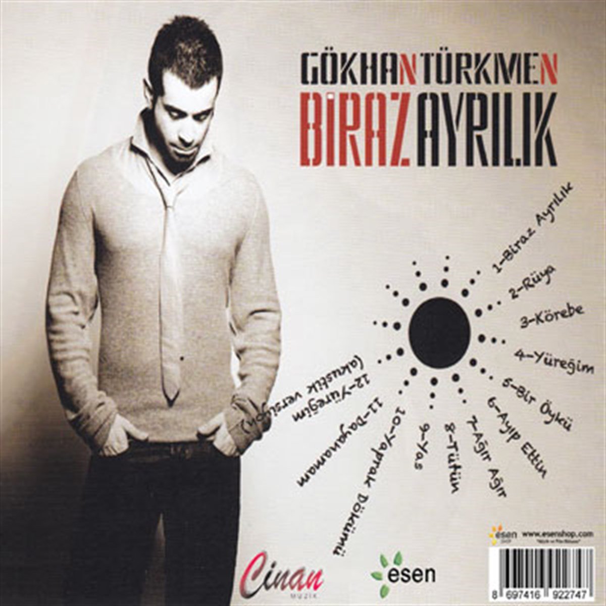 Gökhan Türkmen - Biraz Ayrılık CD /Cinan Müzik