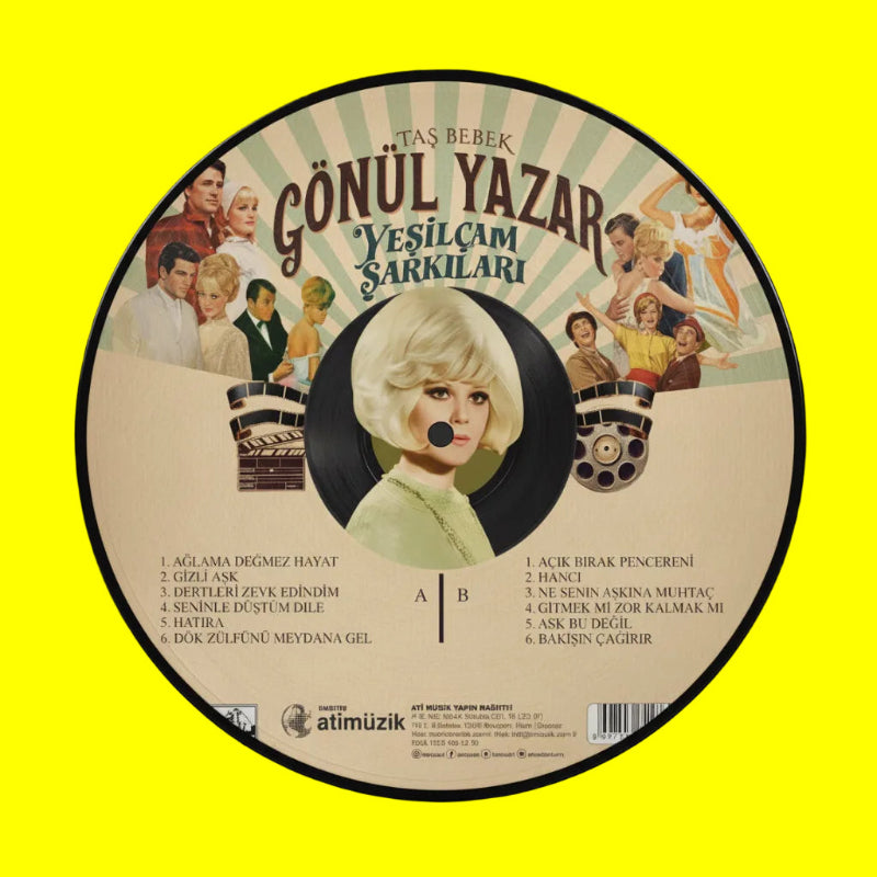 Gönül Yazar - Yeşilçam Şarkıları (Plak) Yeşilçam Şarkıları Plak | Yesilcam Sarkilari Plak