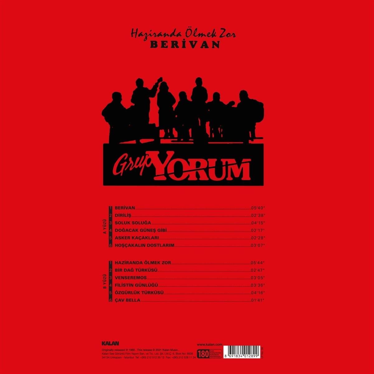 GRUP YORUM - The Last Supper - Berivan - Record - Vinyl - Plak