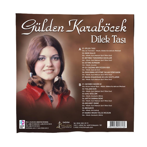 Gülden Karaböcek - Dilek Taşı Plak (Renkli Plak)Almanya | arabesk | fantezi müzik | plak | schallplatte