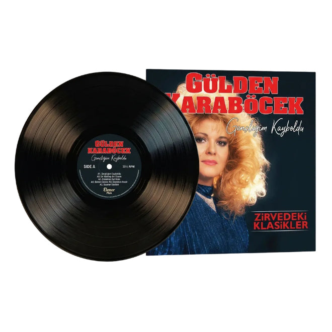 Gülden Karaböcek / Gençliğim Kayboldu - Zirvedeki Şarkılar (Plak) LP | Arabesk / Türk Sanat Müziği | fantezi | Plak