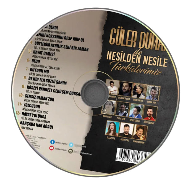 Güler Duman - İle Nesilden Nesile Türkülerimiz CD ( Türk halk | müziği | CD ) Güler Duman CD