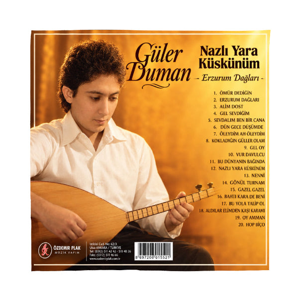 Güler Duman - Nazlı Yara Küskünüm & Erzurum Dağları(CD) Türk halk müziği | CD