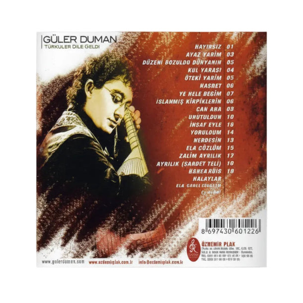Güler Duman - Türküler Dile Geldi CD (Türkische Volksmusik CDs) Güler Duman CD