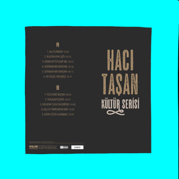 Hacı Taşan - Kültür Serisi (Plak) Hacı Taşan Kültür Serisi Plak | LP |Türkische Volksmusik (Türk Halk Müzik) LP