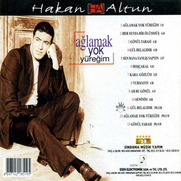 Hakan Altun CD | Ağlamak Yok Yüreğim CD | Almanya 'da  | Türkçe CD | Arabesk CD