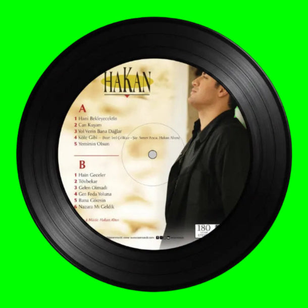 Hakan Altun - Hakan Plak (Plak) Hakan Altun|  Hain Geceler | Köle gibi | Plak | Schallplatte | LP