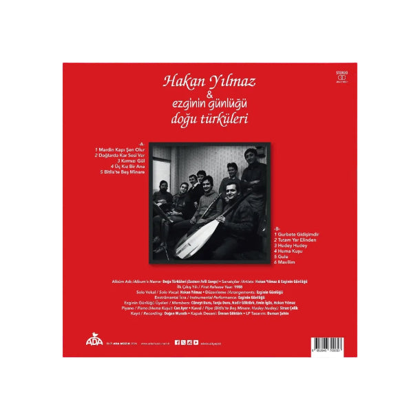 Hakan Yılmaz & Ezginin Günlüğü - Doğu Türküleri (Plak) Türk Halk | Müziği |Plak | Türkische Volksmusik | Schallplatte