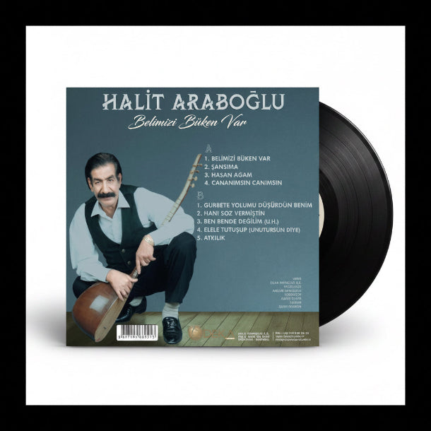Halit Arapoğlu - Belimizi Büken Var Plak (Türk Halk Plak) Halit Arapoğlu Belimizi Büken Var Plak| Schallplatte
