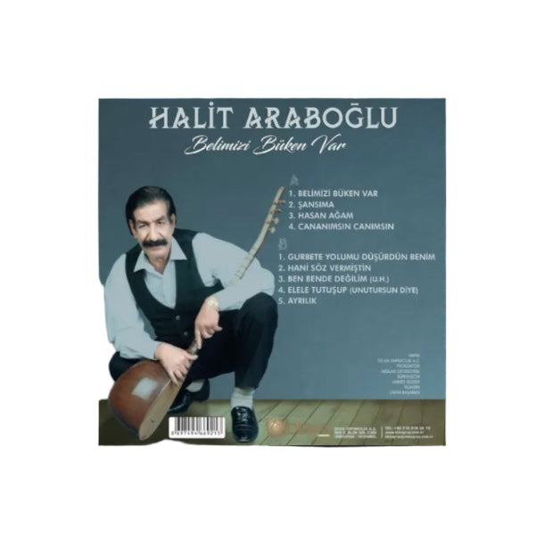 Halit Arapoğlu - Belimizi Büken Var Plak (Türk Halk Plak) Halit Arapoğlu Belimizi Büken Var Plak| Schallplatte