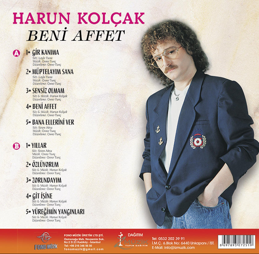 Harun Kolçak - Beni Affet ( Siyah Plak) Schallplatte | LP