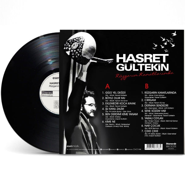 Hasret Gültekin - Rüzgarın Kanatlarında Plak | Türk Halk | Plak | Schallplatte | LP