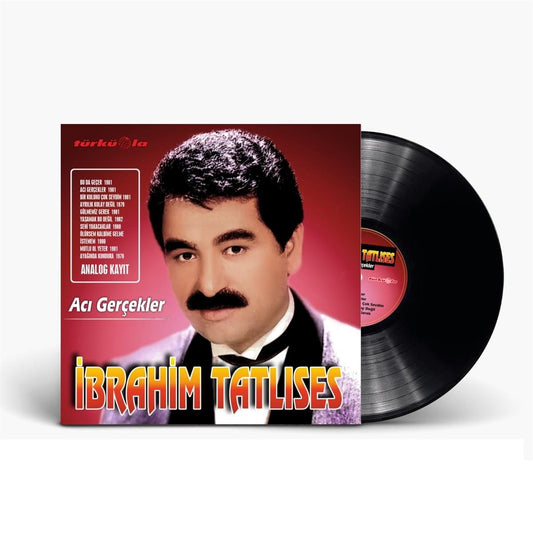 İBRAHİM TATLISES- ACI GERCEKLER PLAK /ibrahim tatlıses acı gercekler plak /ses plakaları /vinyl