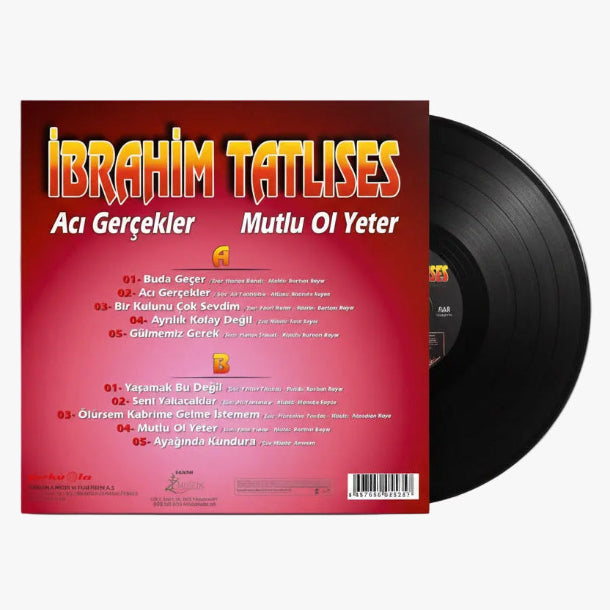 İbrahim Tatlıses Plak - Acı Gerçekler Plak ( Ibrahim Tatlises Plak )İbrahim Tatlıses Schallplatte | LP