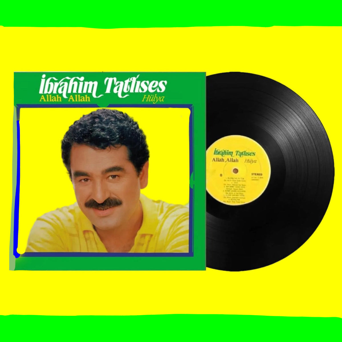 İbrahim Tatlıses Plak - Allah Allah - Hülya (Plak) Schallplatte | LP