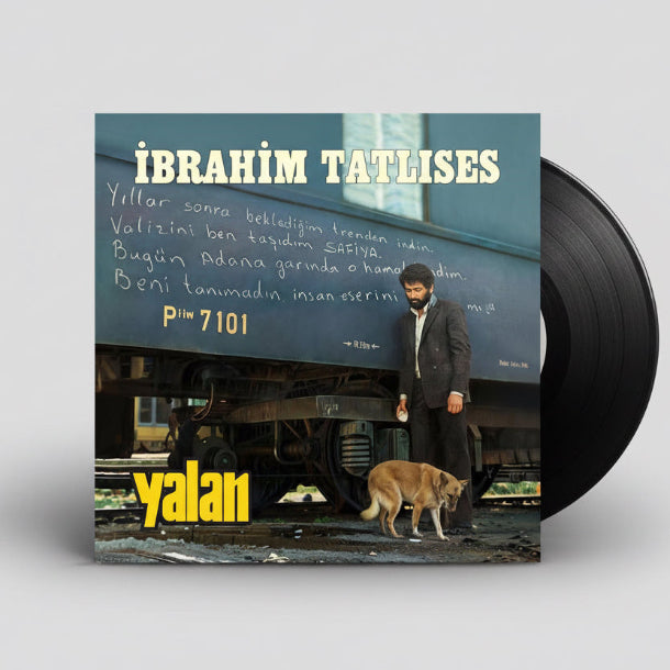 İbrahim Tatlıses Plak | Yalan Plak (İbrahim Tatlıses Yeni Albümü) Arabesk Plak | kayıt| LP