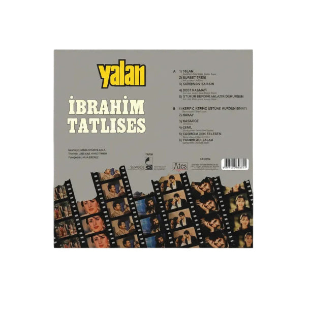 İbrahim Tatlıses Plak | Yalan Plak (İbrahim Tatlıses Yeni Albümü) Arabesk Plak | kayıt| LP
