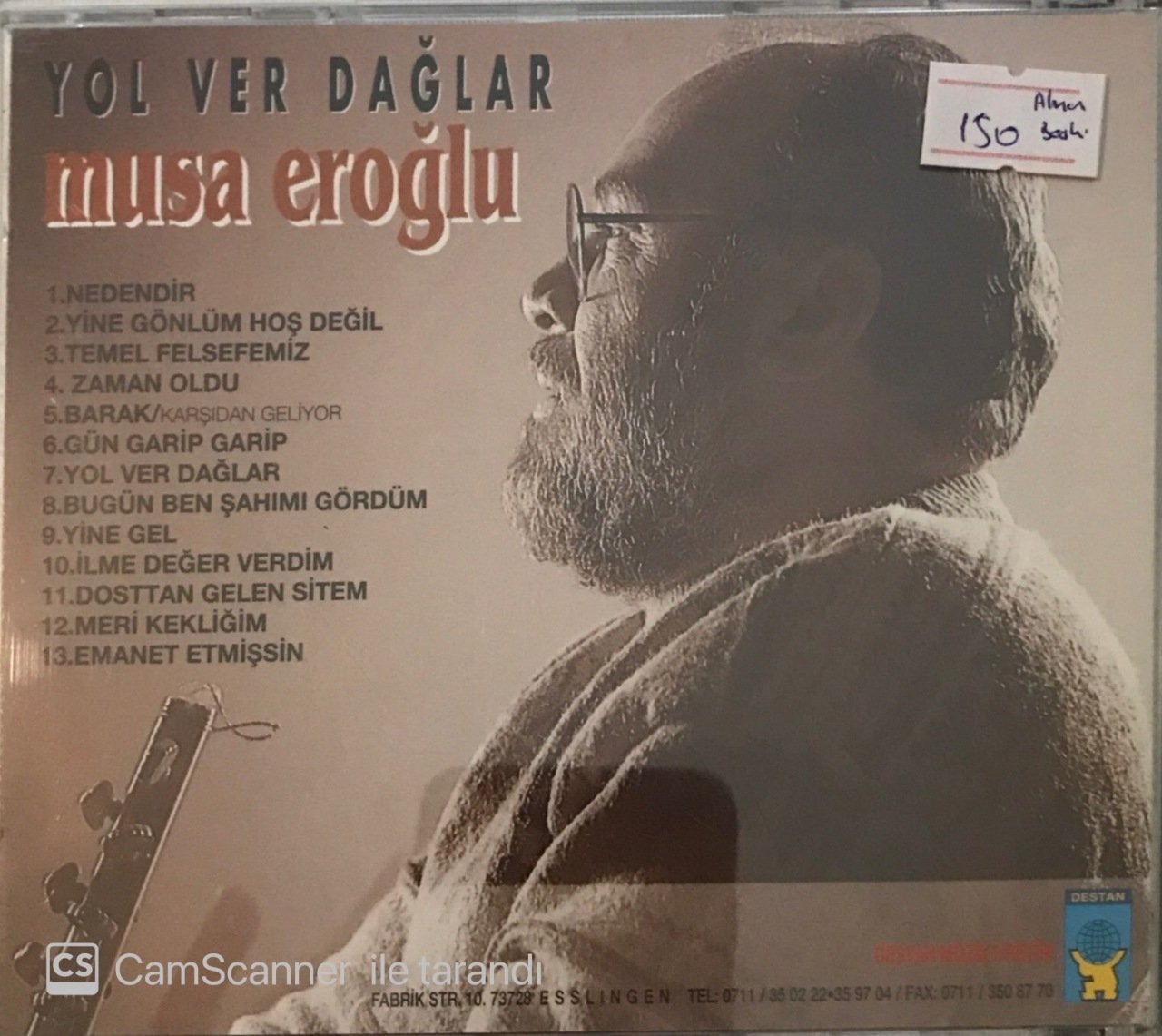 Musa EROGLU-Musa Eroğlu-Yol Ver Dağlar(CD)