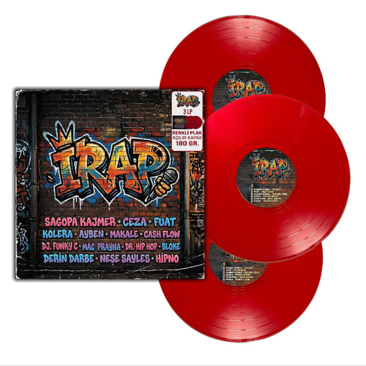 iRap Plak(3 Renkli Plak)Sagopa Kajmer - Ceza - Fuat - Kolera - Ayben - Makale | Plak | LP | Schallplatte