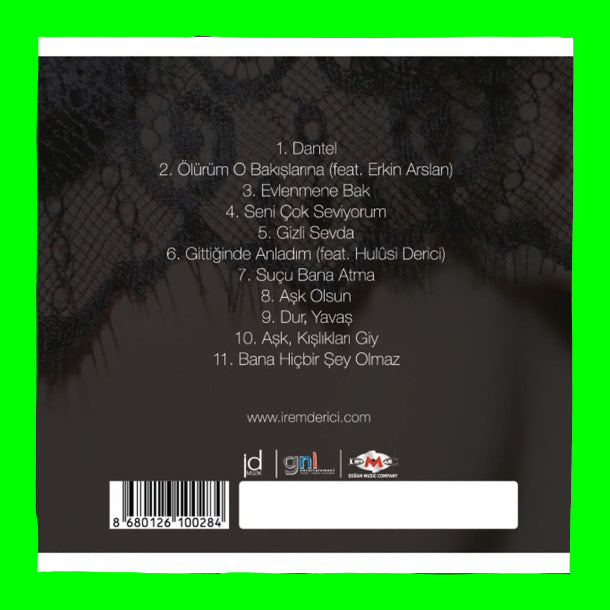 İrem Derici- Dantel (CD) İrem Derici Dantel CD | Türkischer Pop | Türkisch pop | turkisch | CD