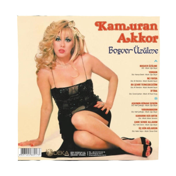 Kamuran Akkor - Boşver Üzülme (Plak)Kamuran Akkor Boşver Üzülme Plak | LP | Arabesk Müzik | Plak