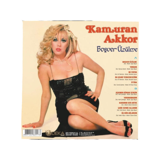 Kamuran Akkor - Boşver Üzülme (Plak)Kamuran Akkor Boşver Üzülme Plak | LP | Arabesk Müzik | Plak