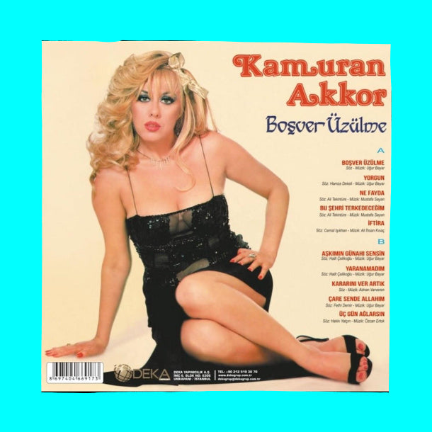 Kamuran Akkor - Boşver Üzülme (Plak)Kamuran Akkor Boşver Üzülme Plak | LP | Arabesk Müzik | Plak