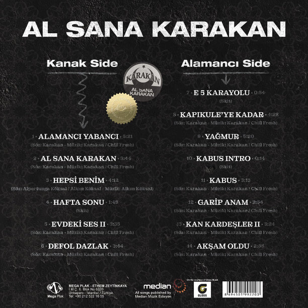 Karakan - Al Sana Karakan Plak (Hip Hop | Rap Plak) Türkçe Hip Hop | Rap Plak