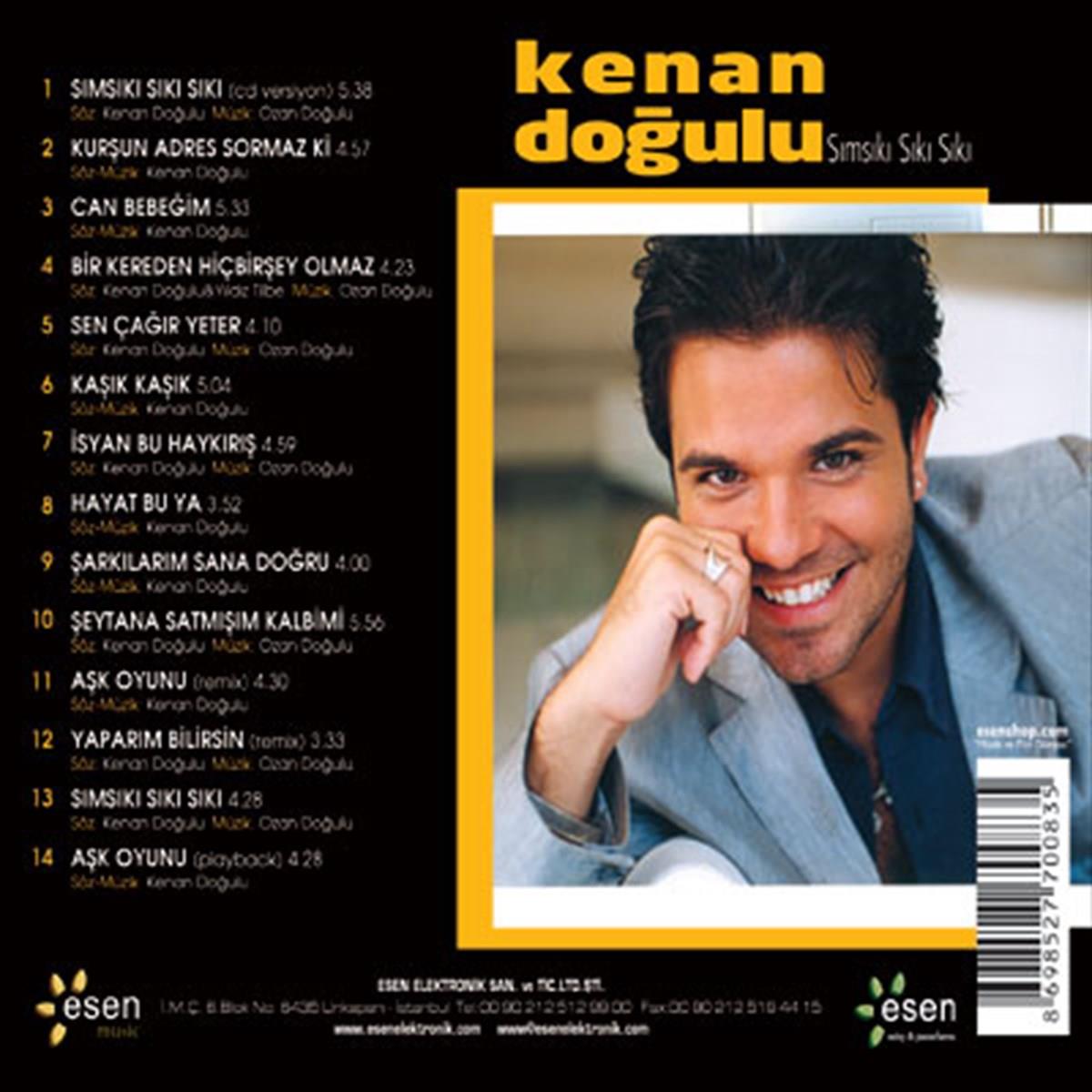 Kenan Doğulu - Sımsıkı Sıkı Sıkı (CD) Kenan Doğulu CD - Sımsıkı Sıkı Sıkı CD | Türkçe | Pop | CD | Türkische | Türkischer Pop CD's