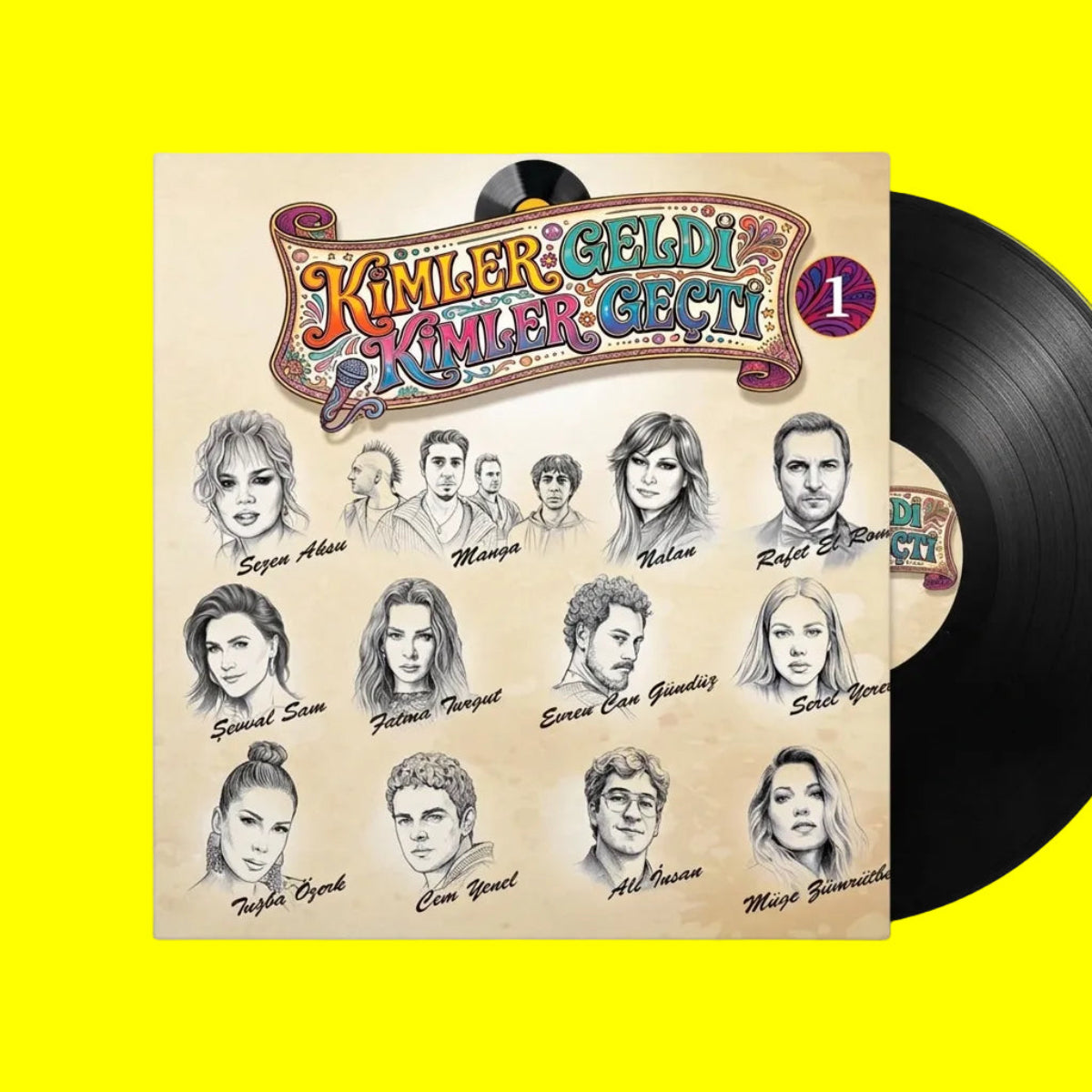 Kimler Geldi Kimler Geçti Vol.1 (Çeşitli Sanatçılar)Kimler Geldi Kimler Geçti Plak | LP | türkischer pop | LP