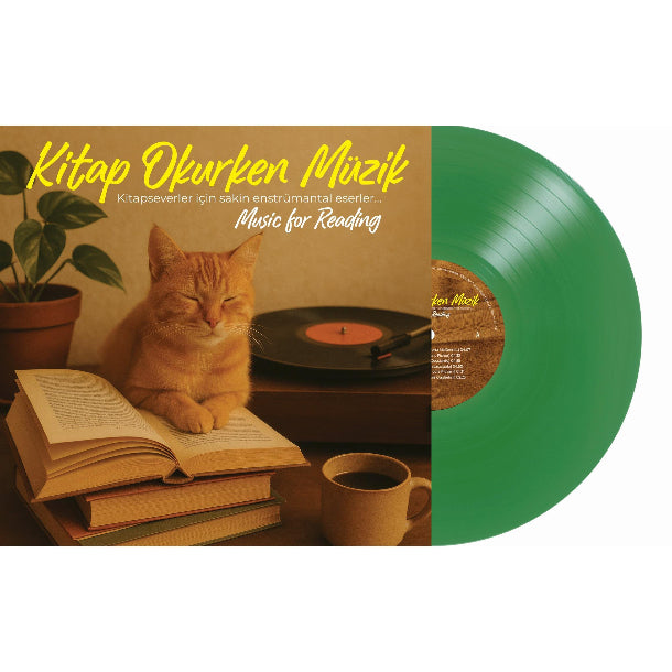 Kitap Okurken Müzik Plak (Özel Baskı Transparan Yeşil Plak)Türkçe Plak | Schallplatte | LP