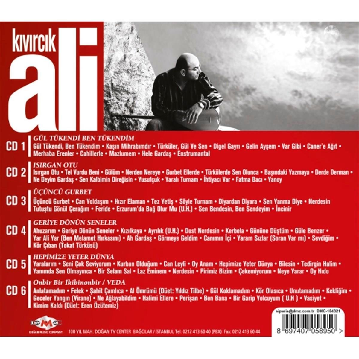 Kıvırcık Ali CD-Koleksiyon CD- Kivircik Ali(6 CD Set)Türk Halk CD