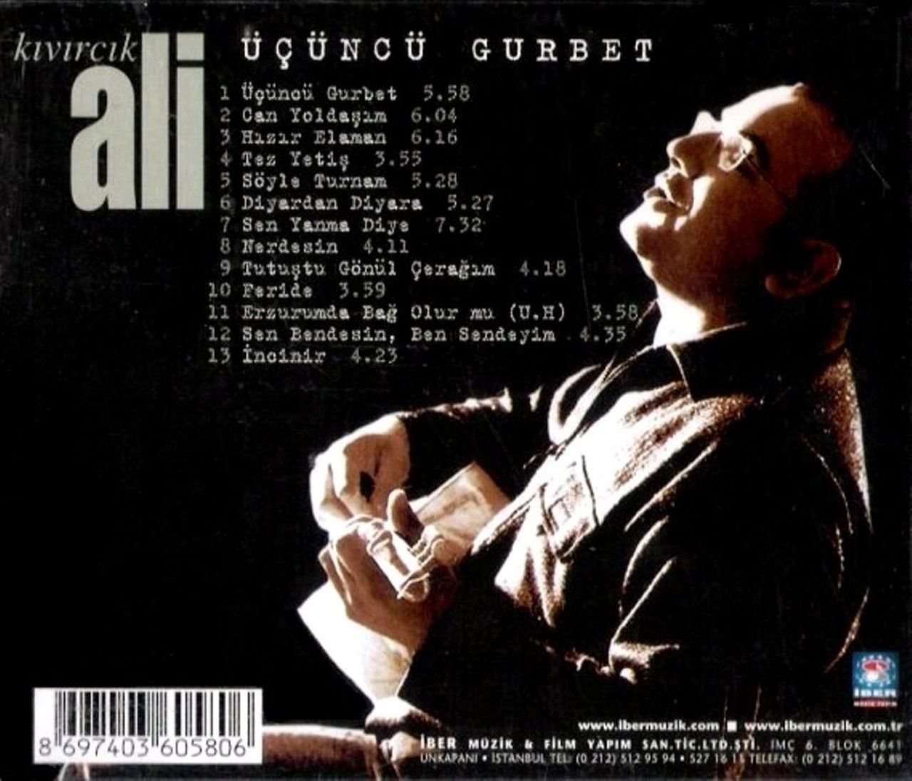 Kıvırcık Ali CD- Kivircik Ali Üçüncü Gurbet (CD)Türk Halk CD