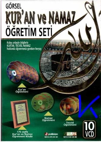 GÖRSEL KURAN VE NAMAZ ÖĞRETİM SETİ (10VCD)