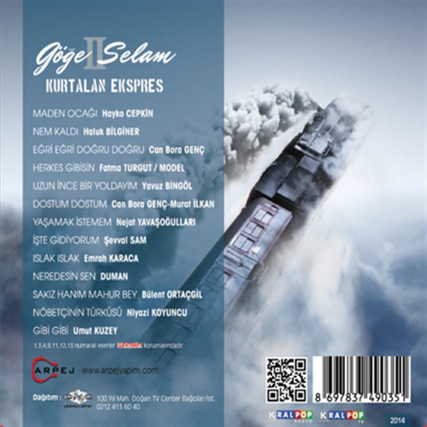 Kurtalan Ekspres - Göğe Selam 2 CD (Karışık Pop Rock CD) Türkçe CD
