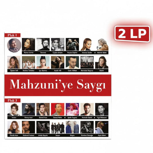 Mahzuni'ye Saygı - Çeşitli Sanatçılar (Türk Halk Müziği) | Türk Halk Müziği | Plak |kayıt | (LP)