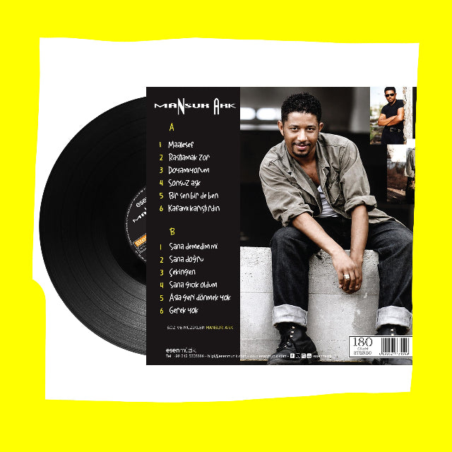 Mansur Ark - Maalesef Plak(Türkische schallplatte)Mansur Ark Plak | Türkçe Pop | Plak | Schallplatte | LP