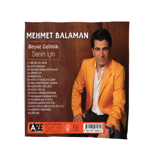 Mehmet Balaman - Beyaz Gelinlik - Senin İçin (CD) Türk Halk | Müziği | CD
