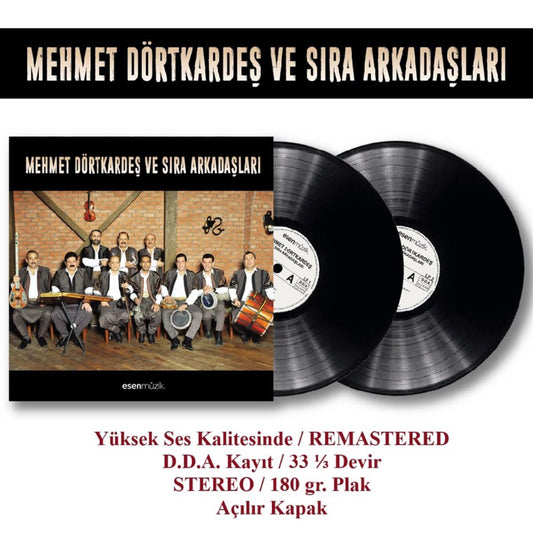 Mehmet Dörtkardeş - URFA KLASİKLERİ-2 PLAK | Türk Halk | Urfa Sira Geceleri | Plak
