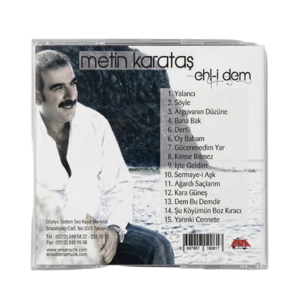 Metin Karataş - Ehl-i Dem (CD) Metin Karataş Ehl-i Dem CD | Türk Halk Müziği içinde Alevi-Bektaşi deyişler | CD